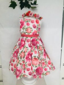 Robe imprimé fleurs 59 euros robe en coton doublée coton