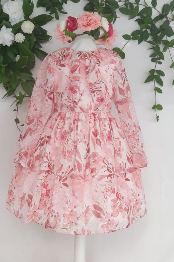 Fille robe patachou fleuri rose 85 euros du 4 ans au 12 ans