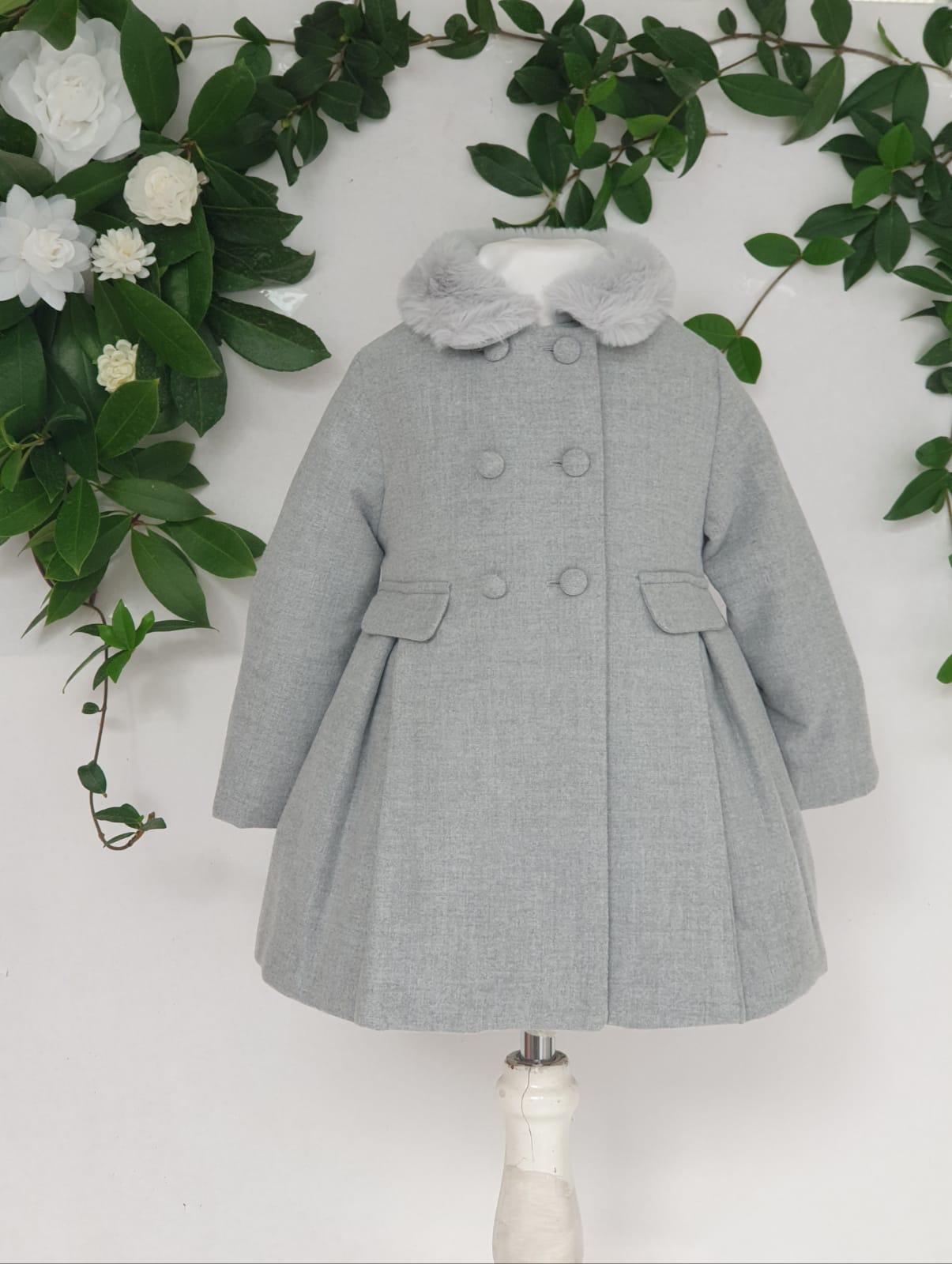 Layette fille manteau patachou gris 85 euros du 1 ans au 3 ans – Edelweiss  Paris