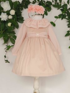 Layette fille robe velours rose patachou 65 euros de 6 mois au 3 ans