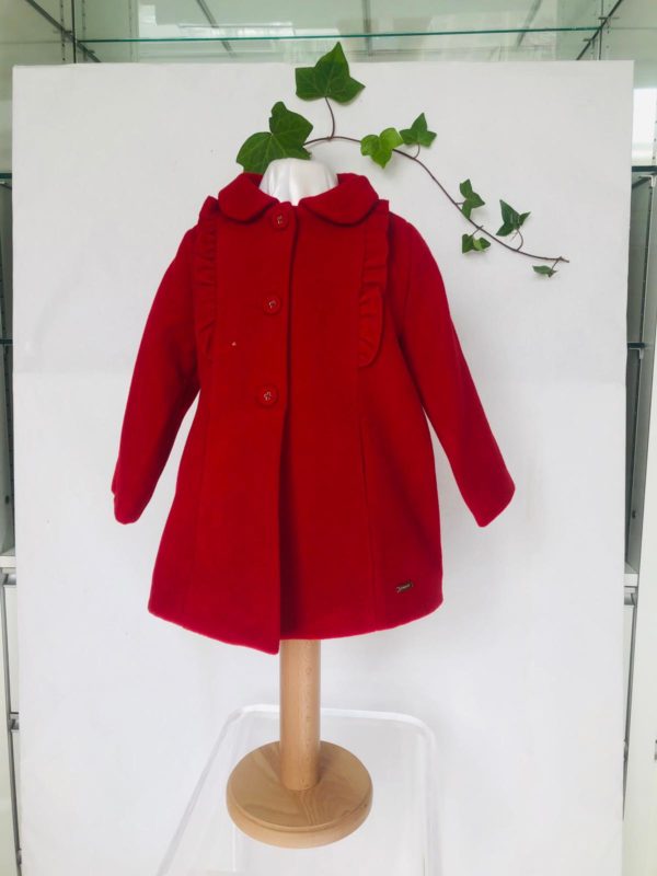 Manteau Mayoral rouge du 1ans au 3 ans 49 euros