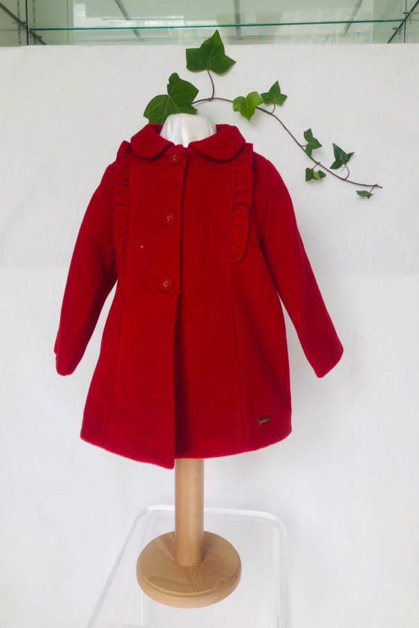 Manteau Mayoral rouge du 1ans au 3 ans 49 euros