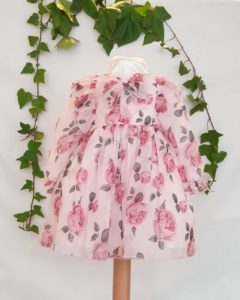 Layette robe patachou fleuri rose du 6 mois au 3 ans 59 euros
