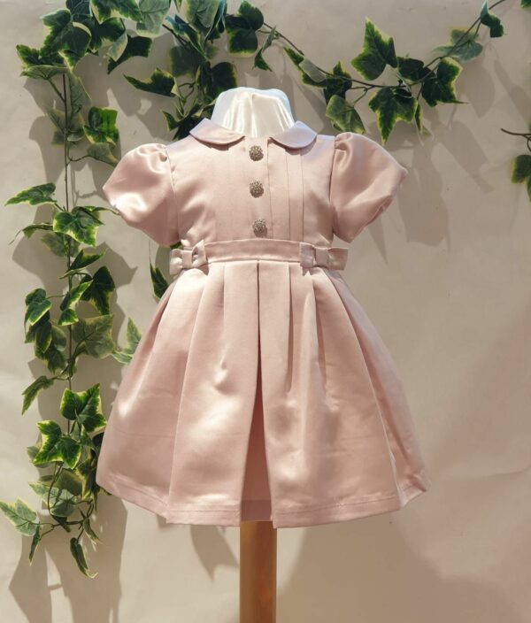 Layette robe satin rose patachou 69 euros du 6 mois au 3 ans