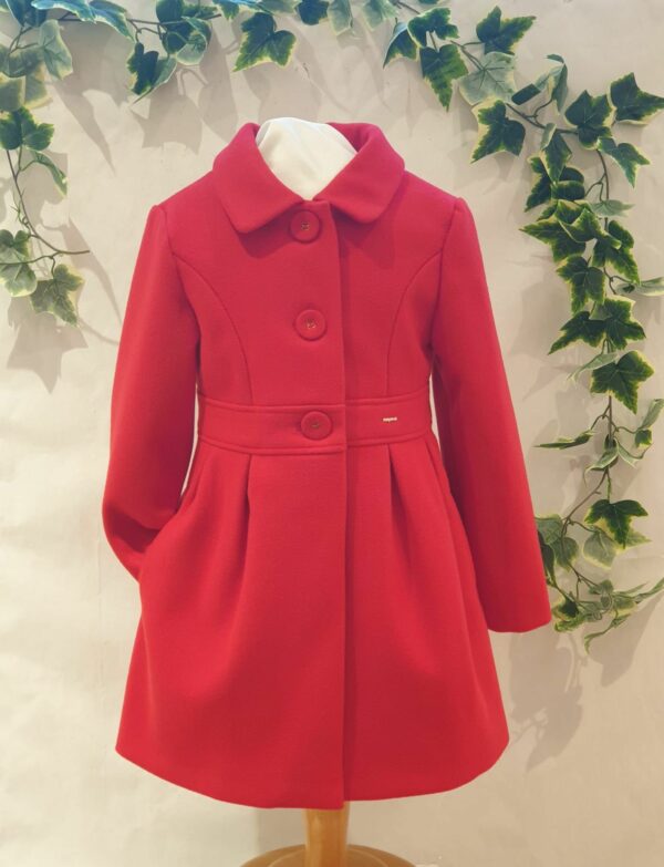 Manteau mayoral rouge 69 euros du 2 ans au 9 ans
