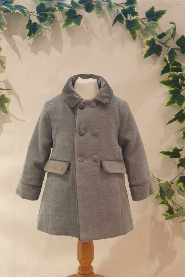 Manteau patachou gris du 1 ans au 3 ans 95 euros