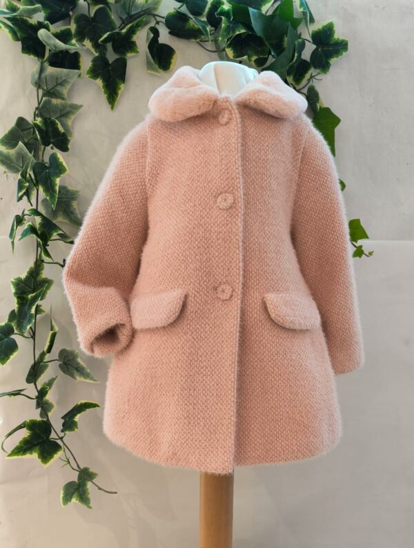 Manteau Abel et lula rose du 1 ans au 3 ans 75 euros