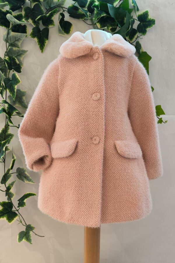 Manteau Abel et lula rose du 1 ans au 3 ans 75 euros