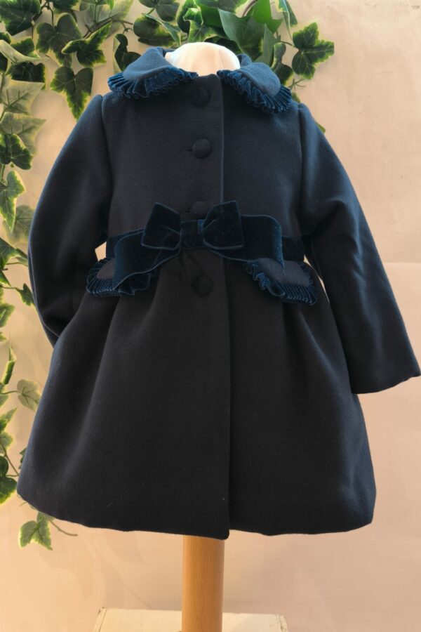 Manteau Patachou marine du 1 ans au 8 ans 95 euros