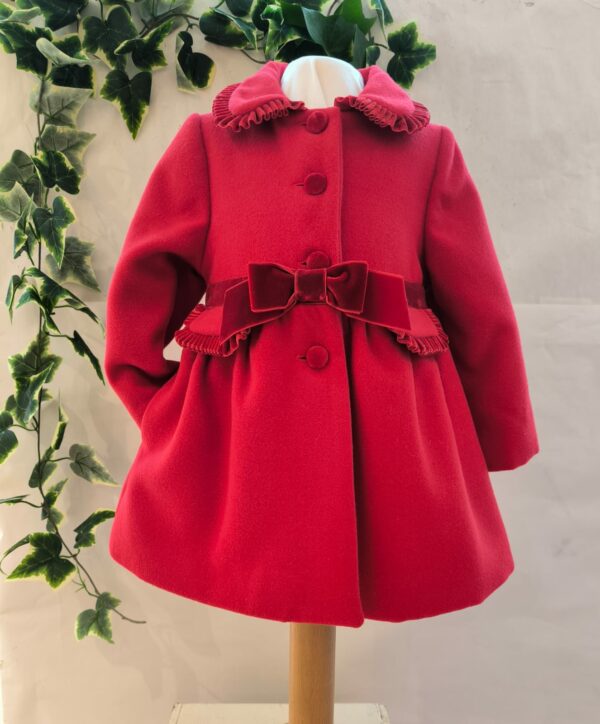 Manteau Patachou rouge du 1 ans au 8 ans 95 euros
