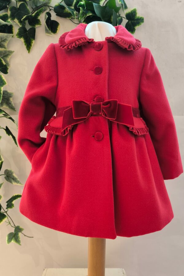 Manteau Patachou rouge du 1 ans au 8 ans 95 euros
