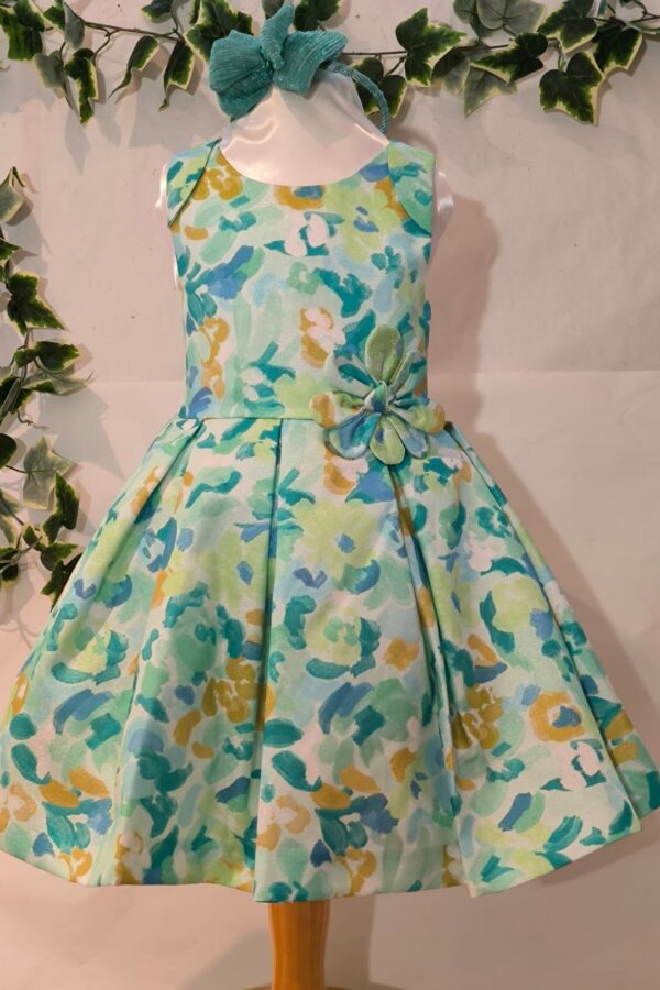 Robe Abel et lula imprimé vert 90 euros du 4 ans au 16 ans
