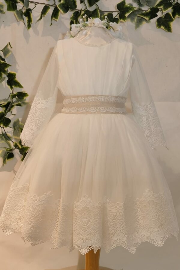 Robe Abel et lula organza manches longues 139 euros du 4 ans au 16 ans