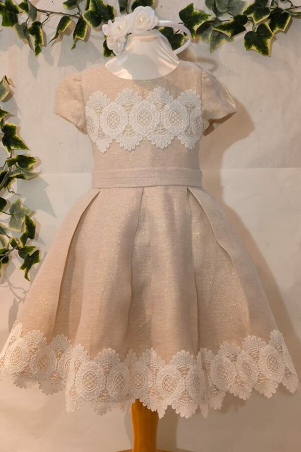 Robe abel et lula lin beige 139 euros du 4 ans au 16 ans